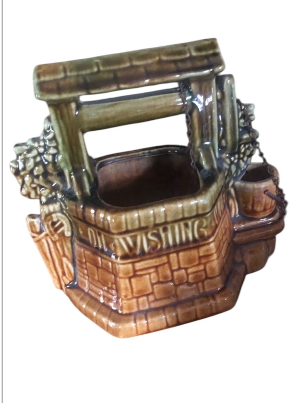 Vintage MCCOY Wishing Well Planter